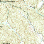 United States Geological Survey Mcdaniel Bald, NC-TN (1957, 24000-Scale) digital map