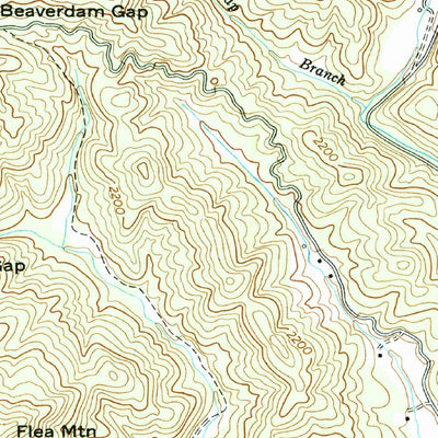 United States Geological Survey Mcdaniel Bald, NC-TN (1957, 24000-Scale) digital map