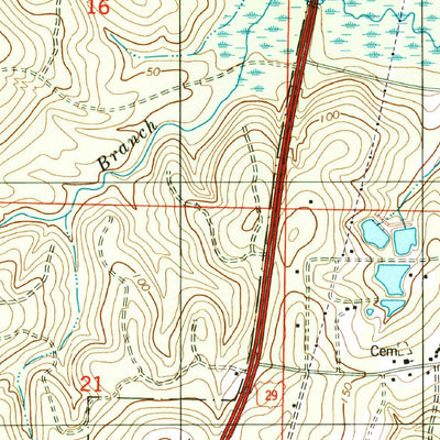 United States Geological Survey Mcdavid, FL (1994, 24000-Scale) digital map