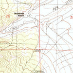 United States Geological Survey Mcdermid Ranch, NV (1984, 24000-Scale) digital map