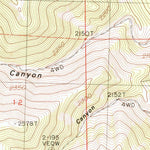 United States Geological Survey Mcdermid Ranch, NV (1984, 24000-Scale) digital map