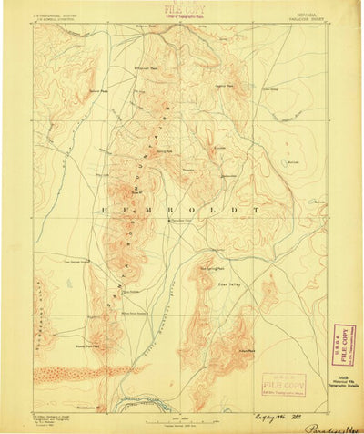 United States Geological Survey Mcdermitt W, NV-OR-ID (1882, 250000-Scale) digital map