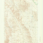 United States Geological Survey Mcdermotts Butte, WY (1967, 24000-Scale) digital map