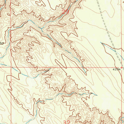 United States Geological Survey Mcdermotts Butte, WY (1967, 24000-Scale) digital map