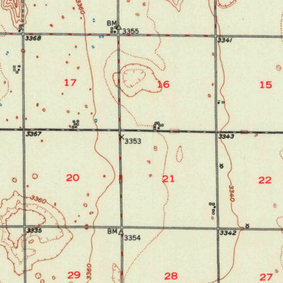 United States Geological Survey Mcdonald, KS (1950, 62500-Scale) digital map