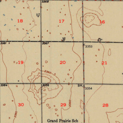 United States Geological Survey Mcdonald, KS (1951, 62500-Scale) digital map