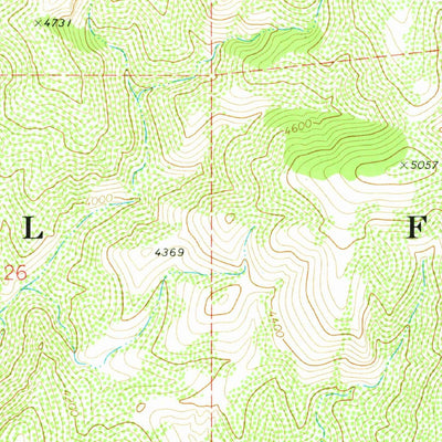 United States Geological Survey Mcdonald Mountain, AZ (1973, 24000-Scale) digital map