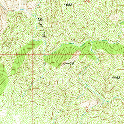United States Geological Survey Mcdonald Mountain, AZ (1973, 24000-Scale) digital map