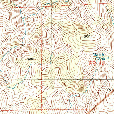 United States Geological Survey Mcdonald Mountain, AZ (2004, 24000-Scale) digital map