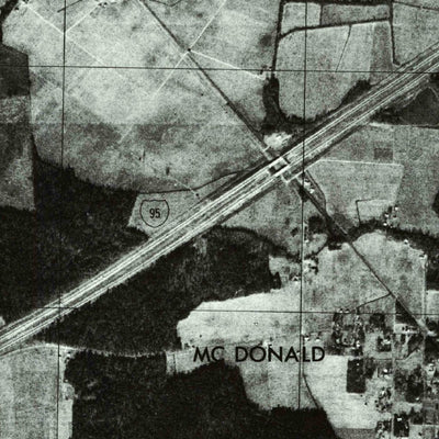 United States Geological Survey Mcdonald, NC (1976, 24000-Scale) digital map