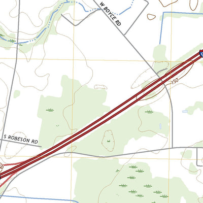 United States Geological Survey McDonald, NC (2022, 24000-Scale) digital map