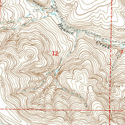 United States Geological Survey Mcdonald Spring, WA (1953, 24000-Scale) digital map