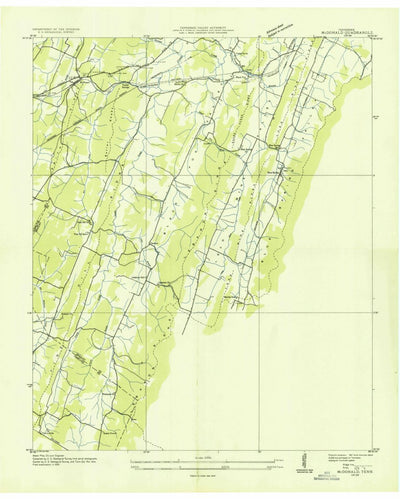 United States Geological Survey Mcdonald, TN (1935, 24000-Scale) digital map