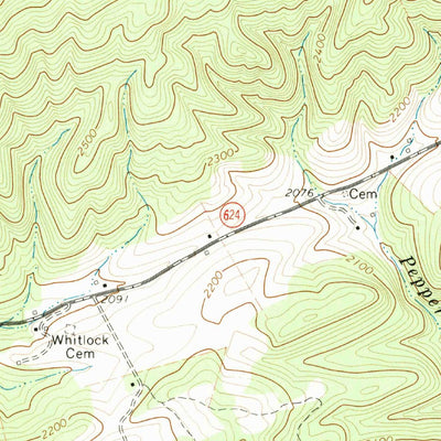 United States Geological Survey Mcdonalds Mill, VA (1965, 24000-Scale) digital map