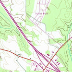 United States Geological Survey Mcdonough, GA (1964, 24000-Scale) digital map