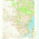 United States Geological Survey Mcdowell Creek, TX (1970, 24000-Scale) digital map