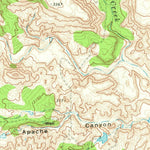 United States Geological Survey Mcdowell Creek, TX (1970, 24000-Scale) digital map
