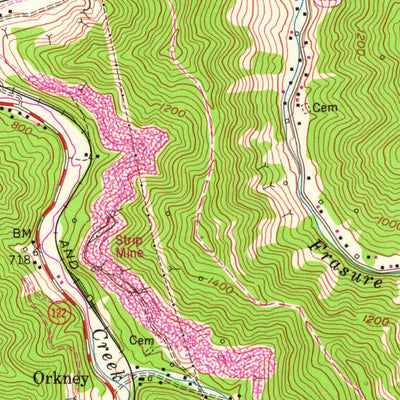 United States Geological Survey Mcdowell, KY (1954, 24000-Scale) digital map