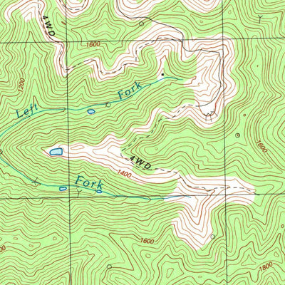 United States Geological Survey Mcdowell, KY (1992, 24000-Scale) digital map
