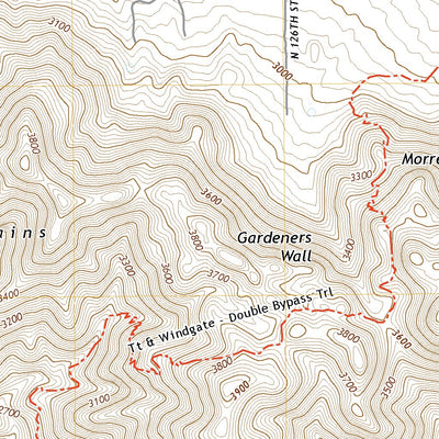 United States Geological Survey McDowell Peak, AZ (2021, 24000-Scale) digital map