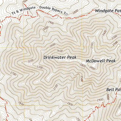 United States Geological Survey McDowell Peak, AZ (2021, 24000-Scale) digital map