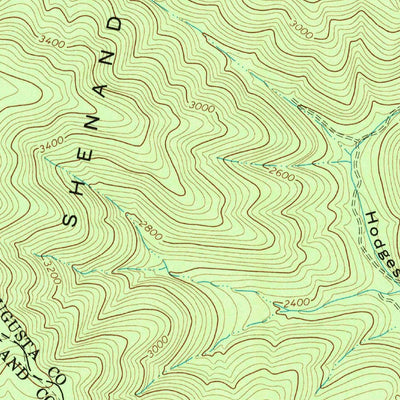 United States Geological Survey Mcdowell, VA (1969, 24000-Scale) digital map