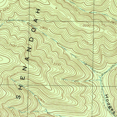 United States Geological Survey Mcdowell, VA (1999, 24000-Scale) digital map