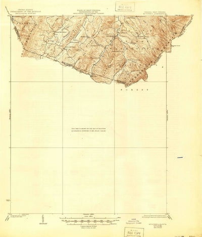 United States Geological Survey Mcdowell, VA-WV (1924, 62500-Scale) digital map