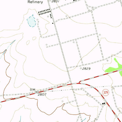 United States Geological Survey Mcelroy Ranch, TX (1971, 24000-Scale) digital map