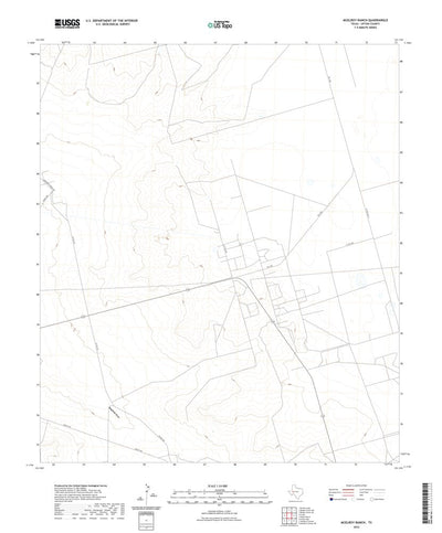 United States Geological Survey McElroy Ranch, TX (2022, 24000-Scale) digital map