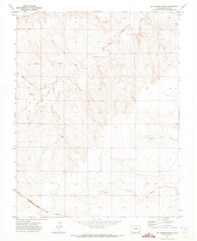 United States Geological Survey Mcendree Ranch, CO (1971, 24000-Scale) digital map