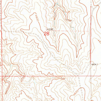 United States Geological Survey Mcendree Ranch, CO (1971, 24000-Scale) digital map