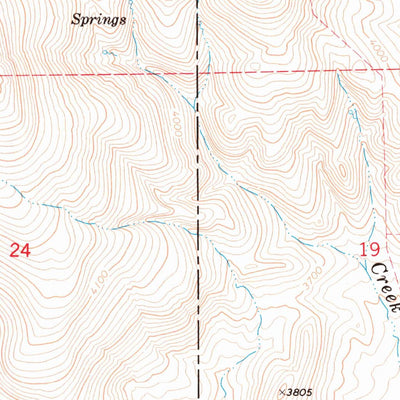 United States Geological Survey Mcewen Butte, OR (1972, 24000-Scale) digital map