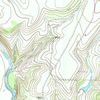 United States Geological Survey Mcewen Draw, TX (1967, 24000-Scale) digital map