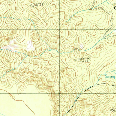 United States Geological Survey Mcfadden Peak, AZ (1986, 24000-Scale) digital map