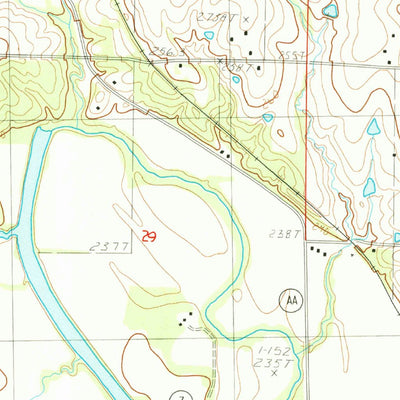 United States Geological Survey Mcfall, MO (1984, 24000-Scale) digital map