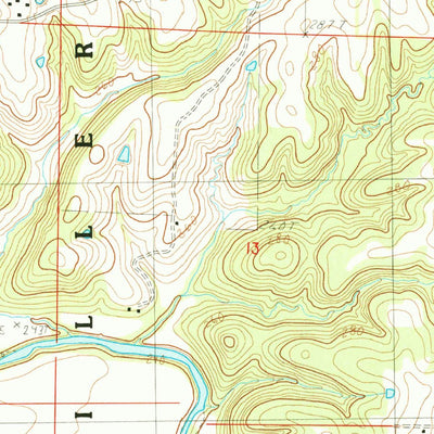 United States Geological Survey Mcfall, MO (1984, 24000-Scale) digital map