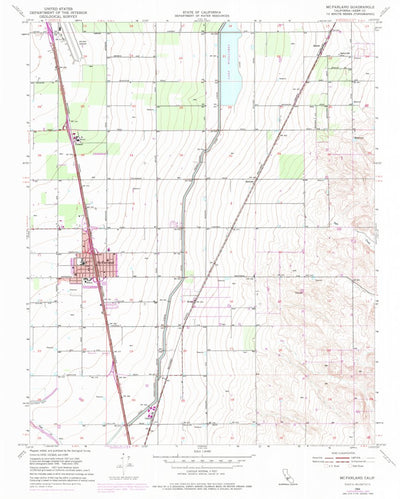 United States Geological Survey Mcfarland, CA (1954, 24000-Scale) digital map