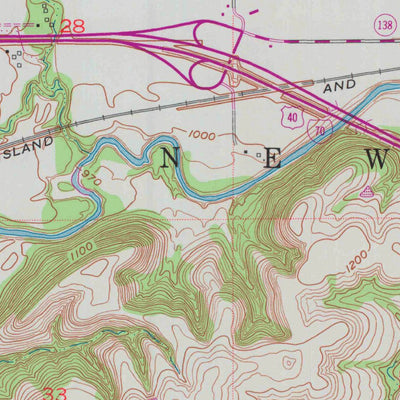 United States Geological Survey Mcfarland, KS (1954, 24000-Scale) digital map