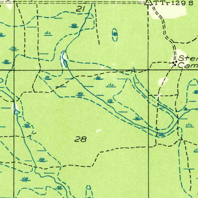 United States Geological Survey Mcfarland, MI (1932, 31680-Scale) digital map