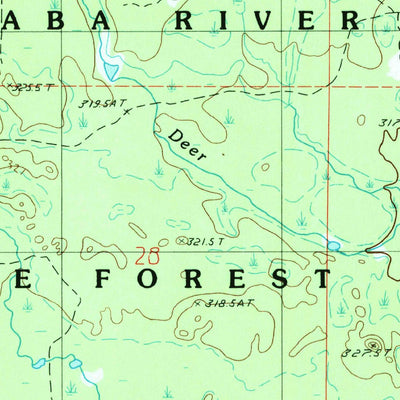 United States Geological Survey Mcfarland, MI (1985, 24000-Scale) digital map