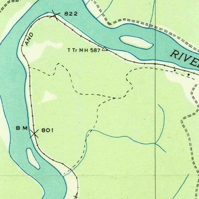 United States Geological Survey Mcfarland, TN (1936, 24000-Scale) digital map