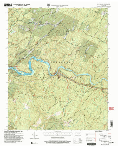 United States Geological Survey Mcfarland, TN (2003, 24000-Scale) digital map
