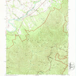 United States Geological Survey Mcgaheysville, VA (1965, 24000-Scale) digital map