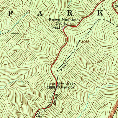 United States Geological Survey Mcgaheysville, VA (1965, 24000-Scale) digital map