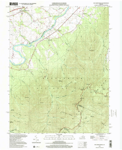 United States Geological Survey Mcgaheysville, VA (1999, 24000-Scale) digital map