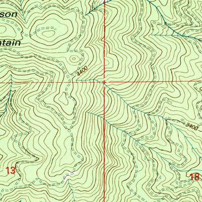 United States Geological Survey Mcgary Butte, ID (1994, 24000-Scale) digital map