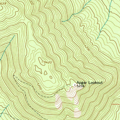 United States Geological Survey Mcgee Meadow, MT (1966, 24000-Scale) digital map
