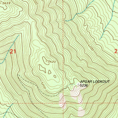 United States Geological Survey Mcgee Meadow, MT (1994, 24000-Scale) digital map