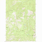 United States Geological Survey Mcgee Peak, MT-ID (1988, 24000-Scale) digital map